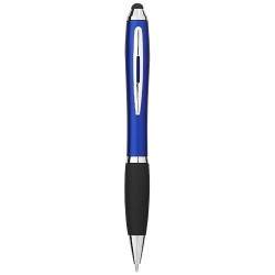 Długopis kolorowy ze stylusem i czarnym uchwytem Nash