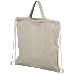 Plecak Pheebs z bawełnianym sznurkiem ściągającym z recyklingu o gramaturze 150 g/m?